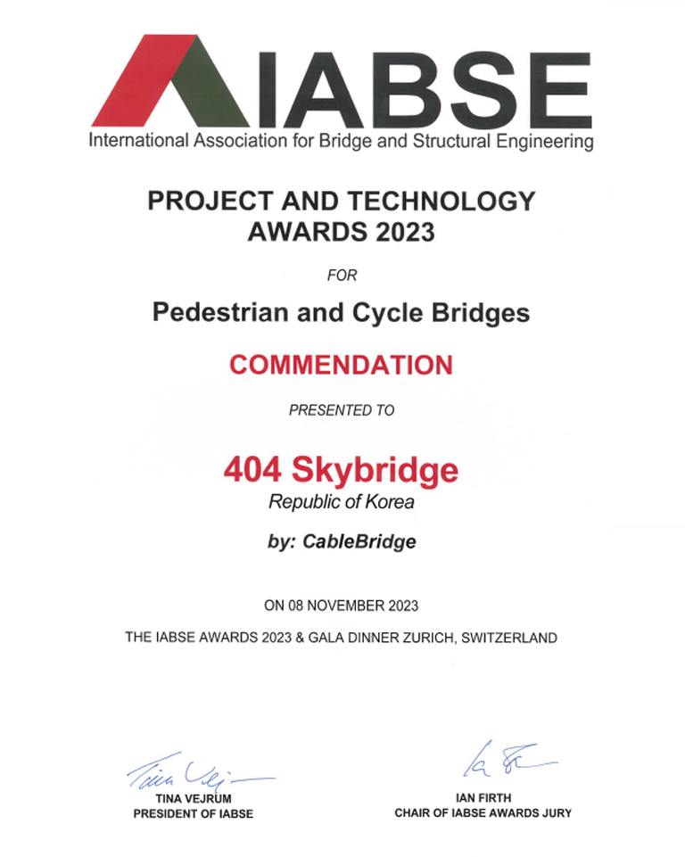 IABSE COMMENDATION